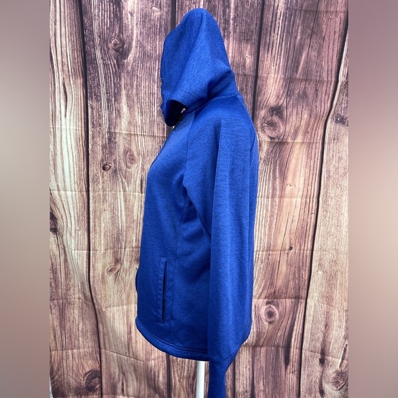 Reebok blue zipper closure hoodie jacket women’s size M - Picture 6 of 16